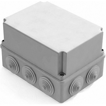 Коробка распаячная CHINT для наружного монтажа, 10 гермовводов, 190х140х120мм, IP55