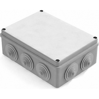 Коробка распаячная CHINT для наружного монтажа, 10 гермовводов, 190х140х70мм, IP55