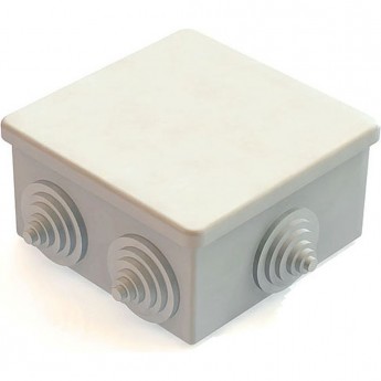 Коробка распаячная CHINT для наружного монтажа, 6 гермовводов, 85х85х40мм, IP44
