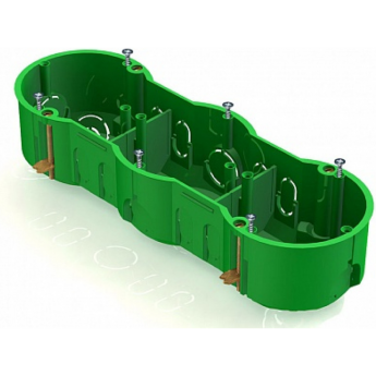 Коробка установочная 3-местная CHINT, 212х70х45мм для скрытого монтажа в полых стенах