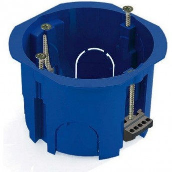 Коробка установочная CHINT D65x45мм для скрытого монтажа в полых стенах (с саморезами, с пластик.)