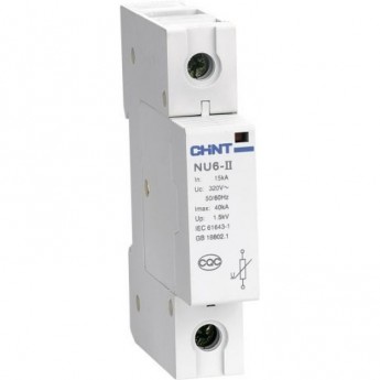 Ограничитель импульсных перенапряжений CHINT NXU-IIG/F 1P In=25kA Uc=440B Im=65kA (R)