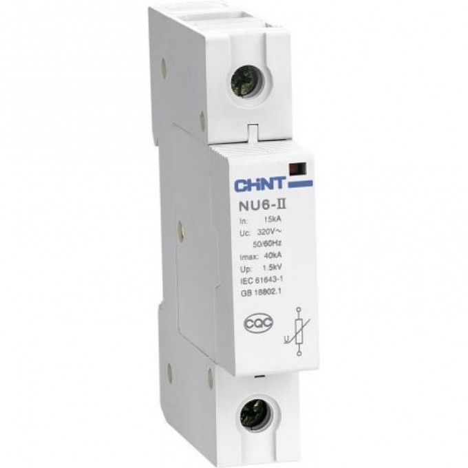 Ограничитель импульсных перенапряжений CHINT NXU-IIG/F 1P In=25kA Uc=440B Im=65kA (R) 252410 Ограничитель импульсных перенапряжений CHINT NXU-IIG/F 1P In=25kA Uc=440B Im=65kA (R) 252410