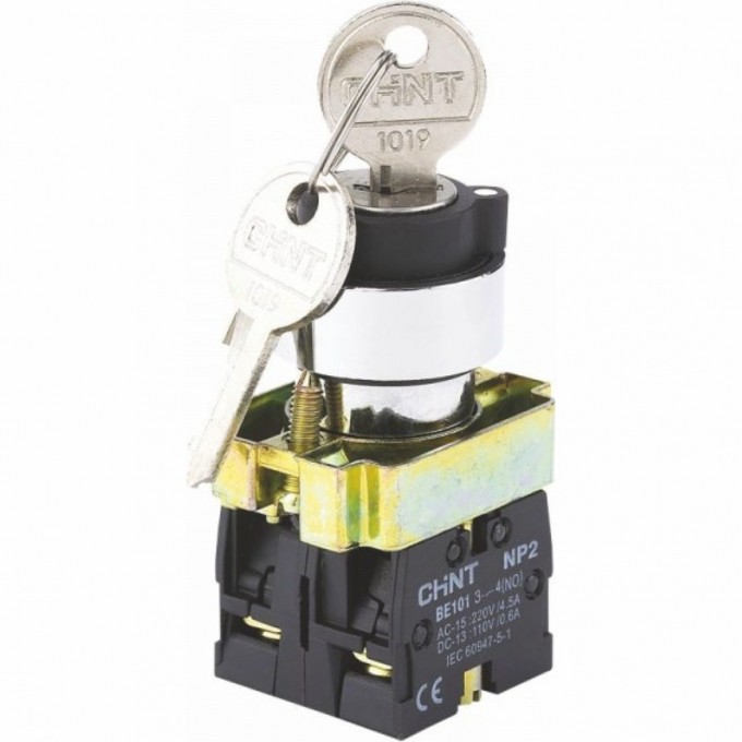 Переключатель CHINT NP2-BG41, 2 положения возвратом, 1НО, IP40 (R) 573987 Переключатель CHINT NP2-BG41, 2 положения возвратом, 1НО, IP40 (R) 573987
