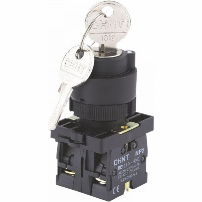 Переключатель CHINT NP2-EG21, 2 положения фиксацией, 1НО, IP40 (R) 574102 Переключатель CHINT NP2-EG21, 2 положения фиксацией, 1НО, IP40 (R) 574102