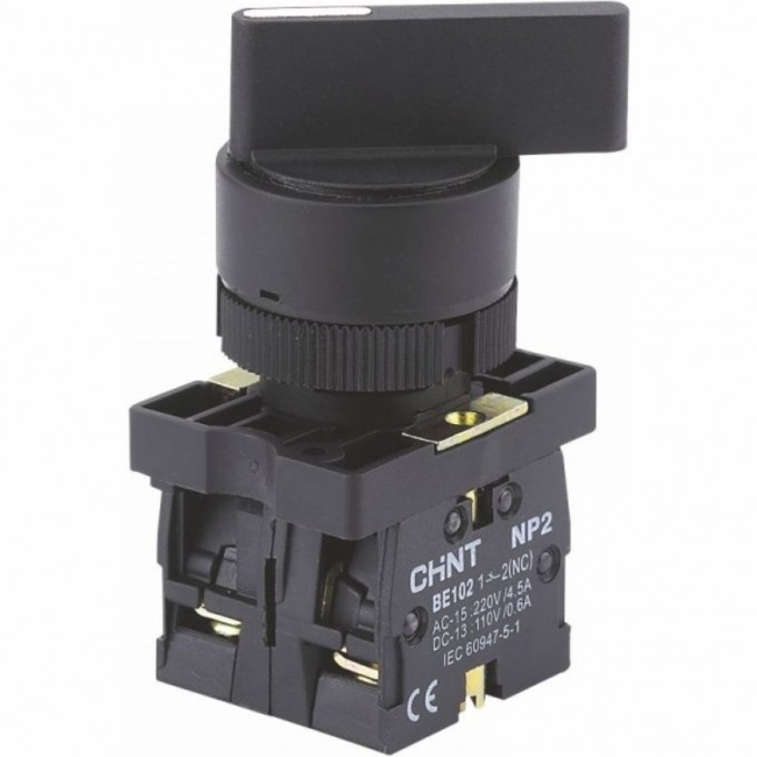 Переключатель CHINT NP2-EJ21, 2 положения фиксацией, 1НО, IP40 (R) 574108 Переключатель CHINT NP2-EJ21, 2 положения фиксацией, 1НО, IP40 (R) 574108