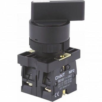 Переключатель CHINT NP2-EJ21, 2 положения с фиксацией, 1НО IP40 Переключатель CHINT NP2-EJ21, 2 положения с фиксацией, 1НО IP40