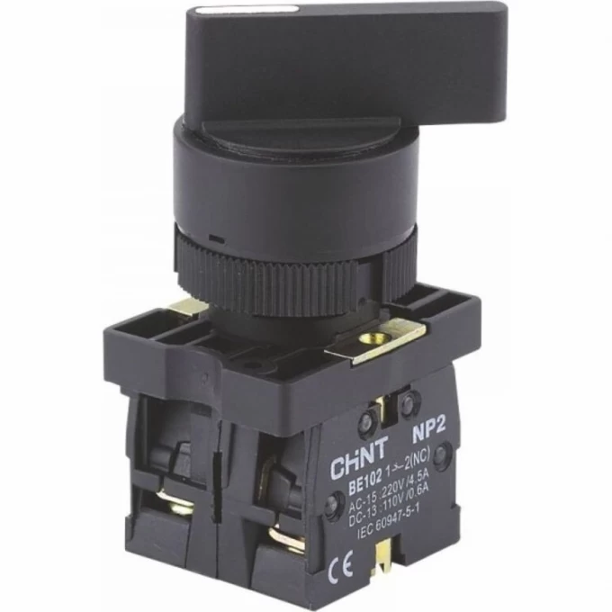 Переключатель CHINT NP2-EJ33, 3 положения с фиксацией, 2НО IP40 (R) 574110 Переключатель CHINT NP2-EJ33, 3 положения с фиксацией, 2НО IP40 (R) 574110