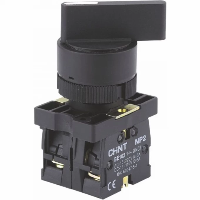 Переключатель CHINT NP2-EJ53, 3 положения с возвратом, 2НО IP40 574828