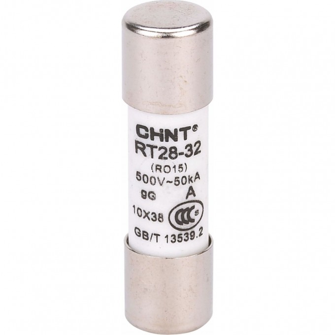 Плавкая вставка цилиндрическая CHINT RT28-32 16A 10х38 (R) 520480 Плавкая вставка цилиндрическая CHINT RT28-32 16A 10х38 (R) 520480