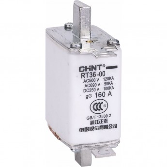 Плавкая вставка предохранителя CHINT RT36-00-160, габарит 00, 50А (R)