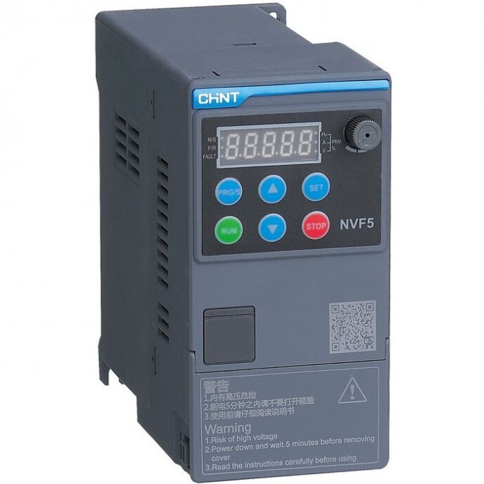 Преобразователь частоты CHINT NVF5-0.75/TD2, 0.75кВт, 220В 1Ф , общий тип 201991 Преобразователь частоты CHINT NVF5-0.75/TD2, 0.75кВт, 220В 1Ф , общий тип 201991