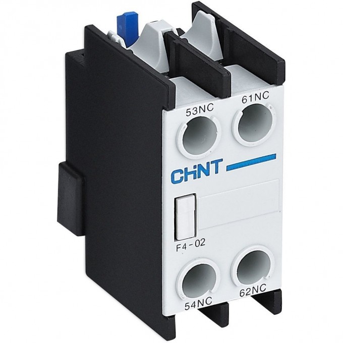 Приставка CHINT доп.контакты F4-02 к контактору NC1 и NC2 (R) 257020 Приставка CHINT доп.контакты F4-02 к контактору NC1 и NC2 (R) 257020