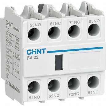 Приставка CHINT доп.контакты F4-04 к контактору NC1, NC2, NC8 (R) Приставка CHINT доп.контакты F4-04 к контактору NC1, NC2, NC8 (R)