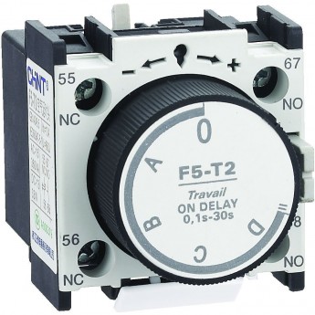 Приставка выдержка времени CHINT F5-D4 к контактору NC1, NC2 и NXC (R) Приставка выдержка времени CHINT F5-D4 к контактору NC1, NC2 и NXC (R)