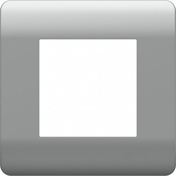 Рамка 1-ая CHINT NEW3-E, серебряный