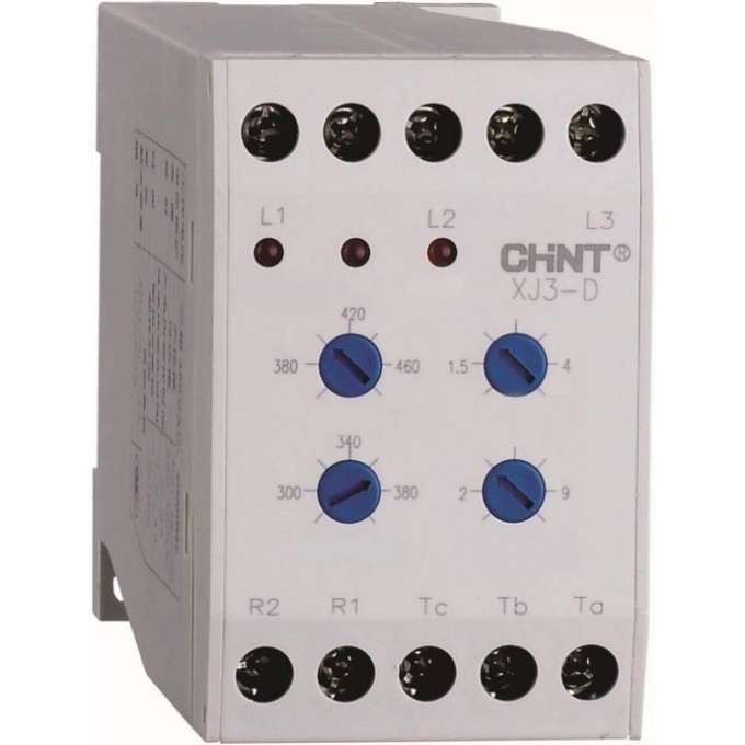 Реле контроля фаз CHINT XJ3-D AC380В 284003 Реле контроля фаз CHINT XJ3-D AC380В 284003