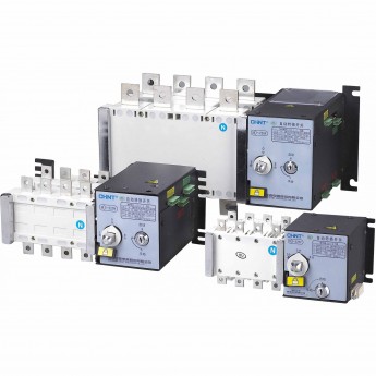 Реверсивный рубильник с блоком АВР с приоритетом первого ввода для дизель-генер, CHINT NH40-400/4SZ III Реверсивный рубильник с блоком АВР с приоритетом первого ввода для дизель-генер, CHINT NH40-400/4SZ III