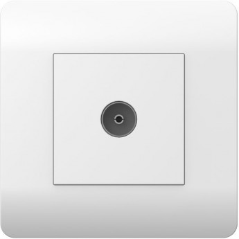 Розетка антенная одиночная TV коннектор CHINT NEW3-E, белый Розетка антенная одиночная TV коннектор CHINT NEW3-E, белый