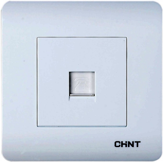 Розетка CHINT RJ-45 8-проводная (интернет) 715395 Розетка CHINT RJ-45 8-проводная (интернет) 715395