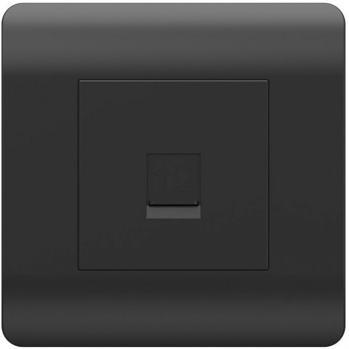 Розетка компьютерная 1хRJ45 CHINT NEW3-E, черный 431490 Розетка компьютерная 1хRJ45 CHINT NEW3-E, черный 431490