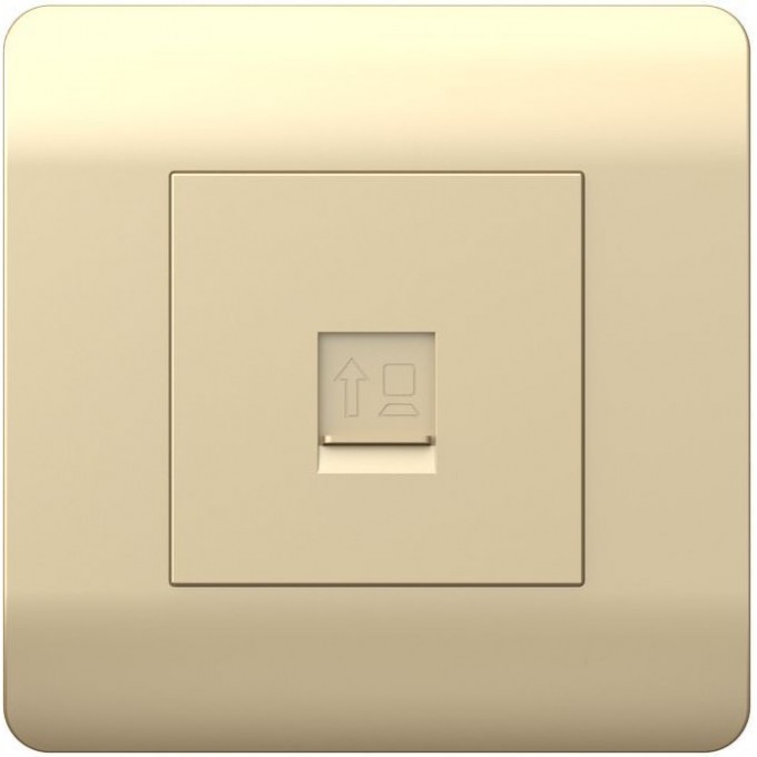 Розетка компьютерная 1хRJ45 CHINT NEW3-E, шампань 431416 Розетка компьютерная 1хRJ45 CHINT NEW3-E, шампань 431416