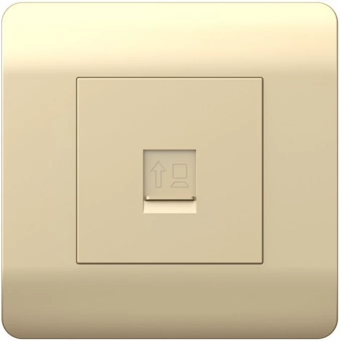 Розетка компьютерная 1хRJ45 CHINT NEW3-E, шампань 431416 Розетка компьютерная 1хRJ45 CHINT NEW3-E, шампань 431416