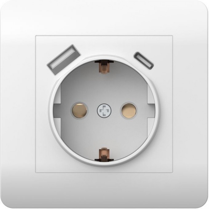 Розетка с/з со шторками CHINT NEW3-E, 16А+ USB двойная A+С, 5В/2,1А, белый 431552 Розетка с/з со шторками CHINT NEW3-E, 16А+ USB двойная A+С, 5В/2,1А, белый 431552