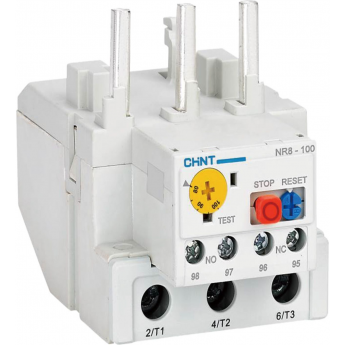 Тепловые реле перегрузки CHINT NR8-100 55-70A(R) Тепловые реле перегрузки CHINT NR8-100 55-70A(R)