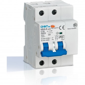 Устройство защиты при дуговом пробое (УЗДП) CHINT NB4LE-AFD 2P C20 тип A 30мА