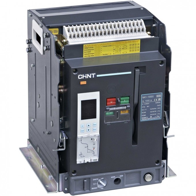 Воздушный автоматический выключатель CHINT NA1-2000-1250M/3P стац., 1250A, 80kA, тип М, AC220В (R) 101082 Воздушный автоматический выключатель CHINT NA1-2000-1250M/3P стац., 1250A, 80kA, тип М, AC220В (R) 101082