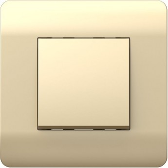 Выключатель 1-клавишный без фиксации CHINT NEW3-E, 10А, шампань Выключатель 1-клавишный без фиксации CHINT NEW3-E, 10А, шампань