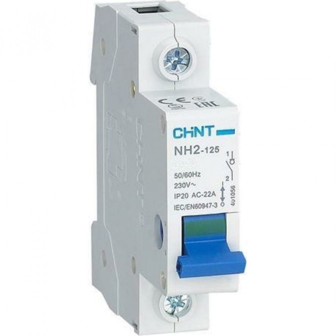 Выключатель нагрузки CHINT NH2-125 1P 32A 401052 Выключатель нагрузки CHINT NH2-125 1P 32A 401052