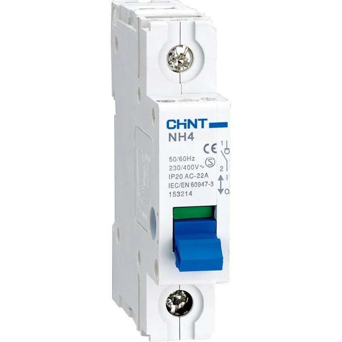 Выключатель нагрузки CHINT NH4 1P 32A (R) 398037 Выключатель нагрузки CHINT NH4 1P 32A (R) 398037