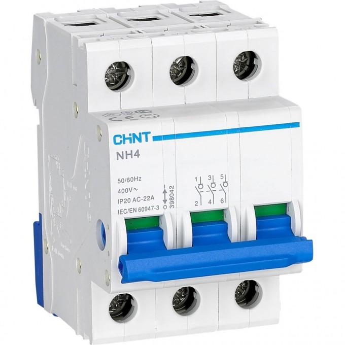 Выключатель нагрузки CHINT NH4 3P 32A (DB) (R) 398043 Выключатель нагрузки CHINT NH4 3P 32A (DB) (R) 398043