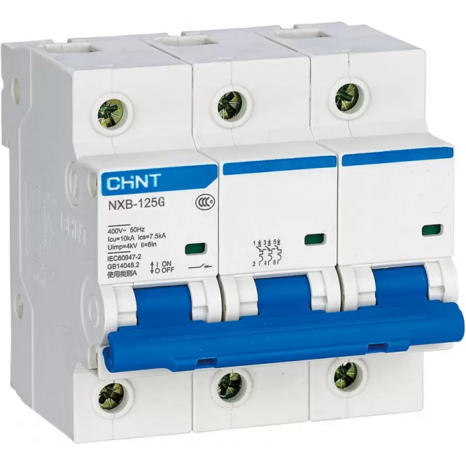 Выключатель нагрузки CHINT NXHB-125 3P 63A (R) 193183 Выключатель нагрузки CHINT NXHB-125 3P 63A (R) 193183