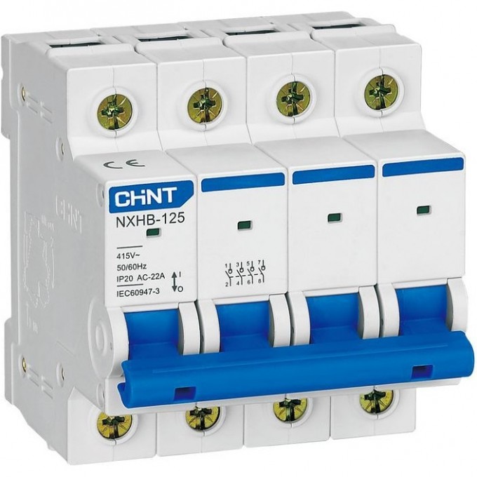 Выключатель нагрузки CHINT NXHB-125 4P 63A(R) 193190 Выключатель нагрузки CHINT NXHB-125 4P 63A(R) 193190