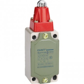 Выключатель путевой CHINT YBLX-P1/100/1G с одинарным роликом с регулируемым углом поворота (R) Выключатель путевой CHINT YBLX-P1/100/1G с одинарным роликом с регулируемым углом поворота (R)